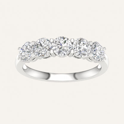 1.50CT Round Cut Lab Grown Diamond Enhancer Band Ring