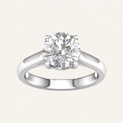 3.00CT Round Cut Lab Grown Diamond Solitaire Ring