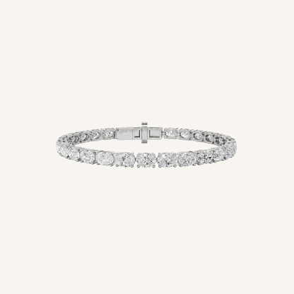 6CT Oval Cut Lab Grown Diamond East & West Tennis Bracelet