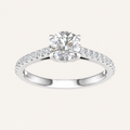 2.00CT Round Cut Lab Grown Diamond Solitaire Ring