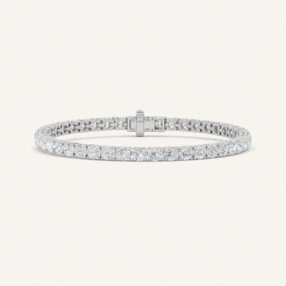 9CT Round Cut Lab Grown Diamond Tennis Bracelet
