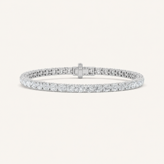 9CT Round Cut Lab Grown Diamond Tennis Bracelet