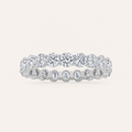 3.00 CT Round Cut Lab Grown Diamond Stud Ring