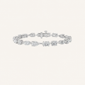 12CT Multistone Lab Grown Diamond East & West Bracelet