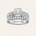 1.75CT Round Cut Lab Grown Diamond Bridal set