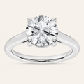 2.00CT Round Cut Lab Grown Diamond Solitaire Ring