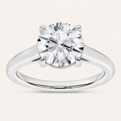 2.00CT Round Cut Lab Grown Diamond Solitaire Ring