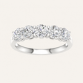 1.50CT Round Cut Lab Grown Diamond Enhancer Band Ring