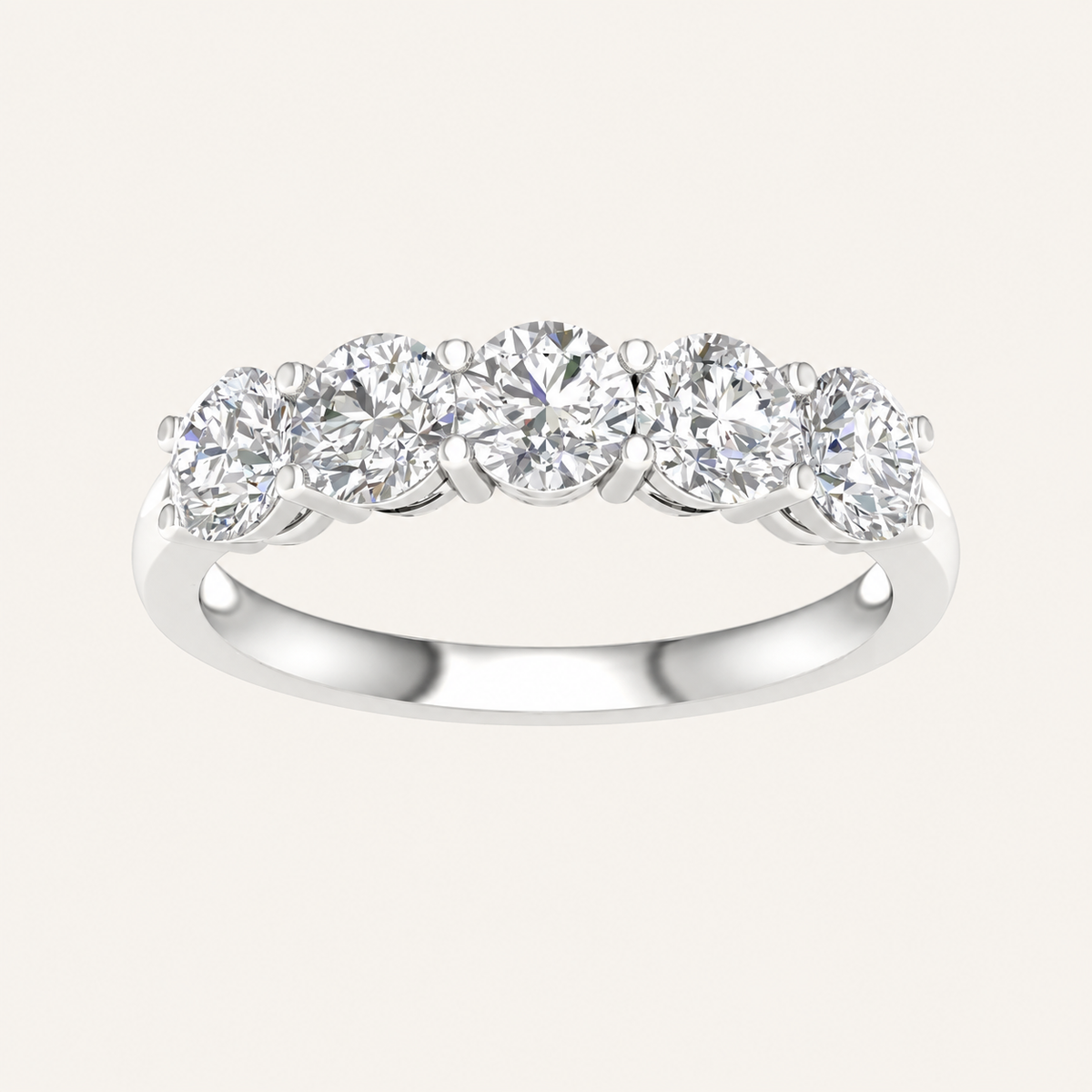 1.50CT Round Cut Lab Grown Diamond Enhancer Band Ring