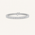11.75CT Oval Cut Lab Grown Diamond Tennis Bracelet