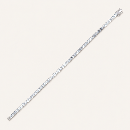 7.04CT Round Cut Lab Grown Diamond Tennis Bracelet