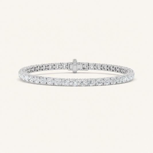 9.5CT Round Cut Lab Grown Diamond Tennis Bracelet