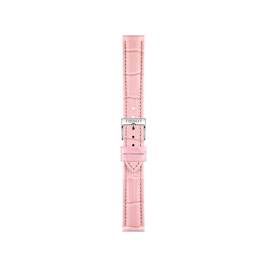 Tissot Official Pink Leather Strap Lugs 16 mm 1