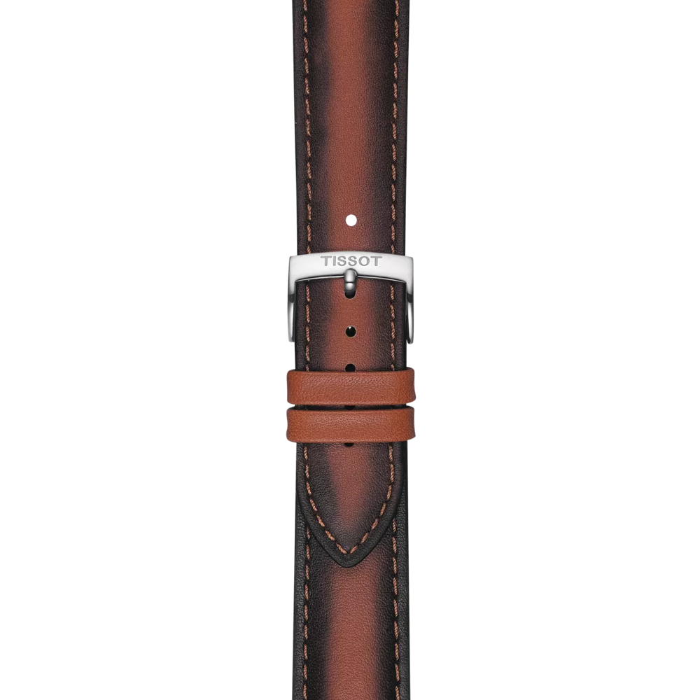 Tissot Official Brown Leather Strap Lugs 20 mm 2