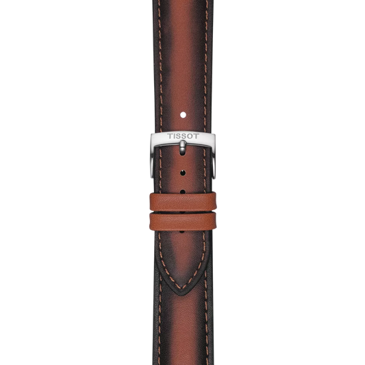 Tissot Official Brown Leather Strap Lugs 20 mm 2