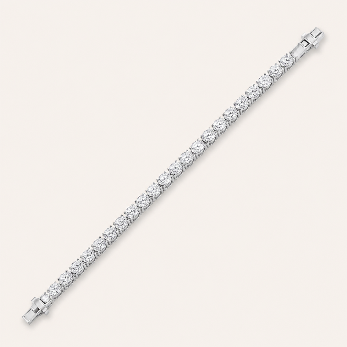 7.5CT Oval Cut Lab Grown Diamond East & West Tennis Bracelet