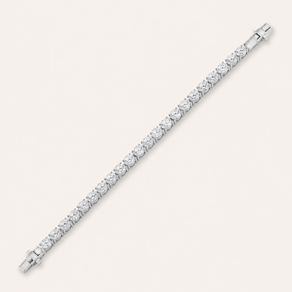 7.5CT Oval Cut Lab Grown Diamond East & West Tennis Bracelet