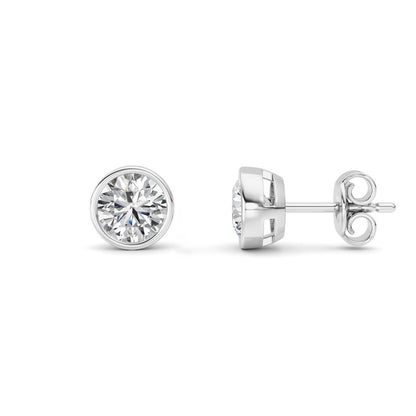 14K White Gold Earring KJ40039E.RD-2-21F