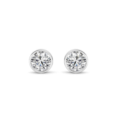 14K White Gold Earring KJ40039E.RD-2-21F