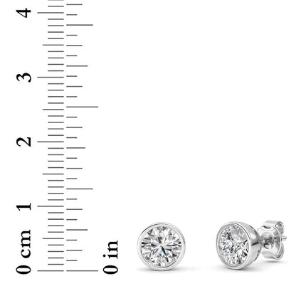 14K White Gold Earring KJ40039E.RD-2-21F