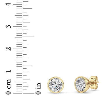 14K White Gold Earring KJ40039E.RD-2-21F