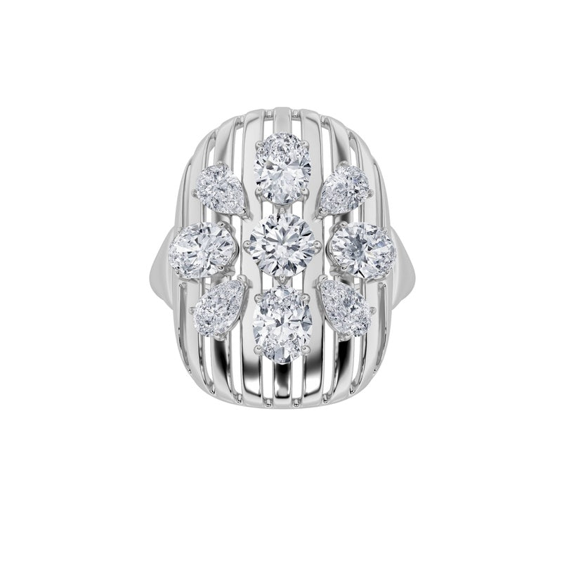 14K White Gold Ring KJ01889R.RD-2-21F