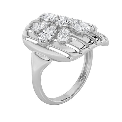 14K White Gold Ring KJ01889R.RD-2-21F