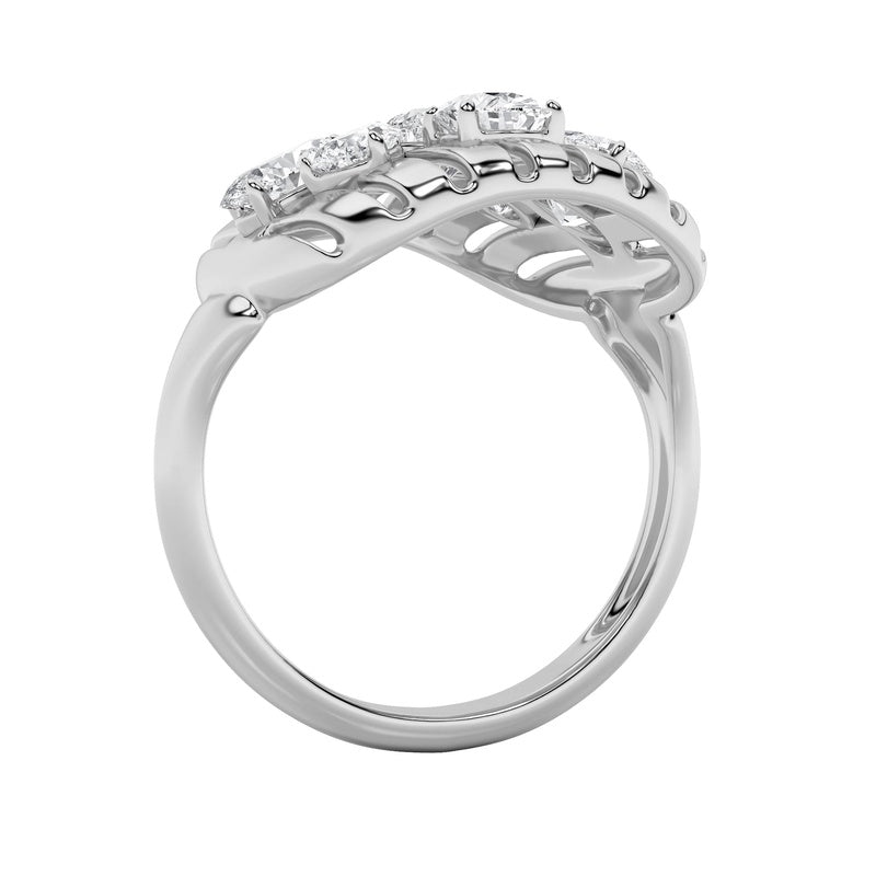 14K White Gold Ring KJ01889R.RD-2-21F