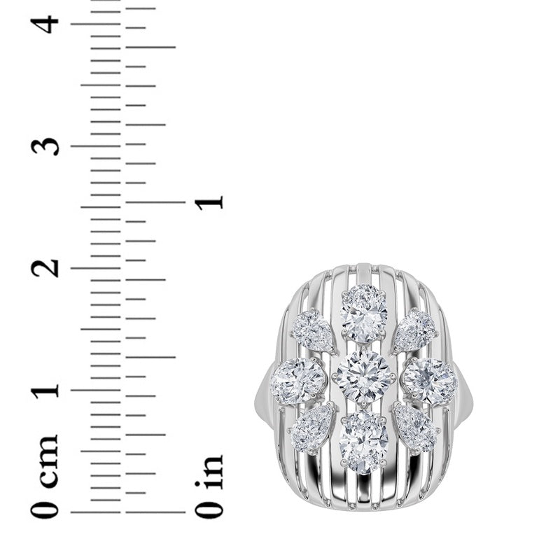 14K White Gold Ring KJ01889R.RD-2-21F