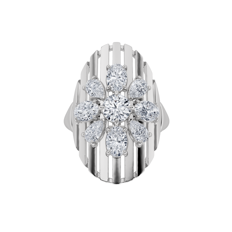 14K White Gold Ring KJ01893R.RD-2-21F