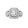 14K White Gold Ring KJ02705R.CE-2-21F