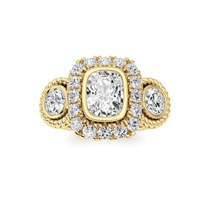 14K White Gold Ring KJ02705R.CE-2-21F