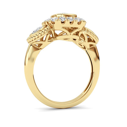 14K White Gold Ring KJ02705R.CE-2-21F