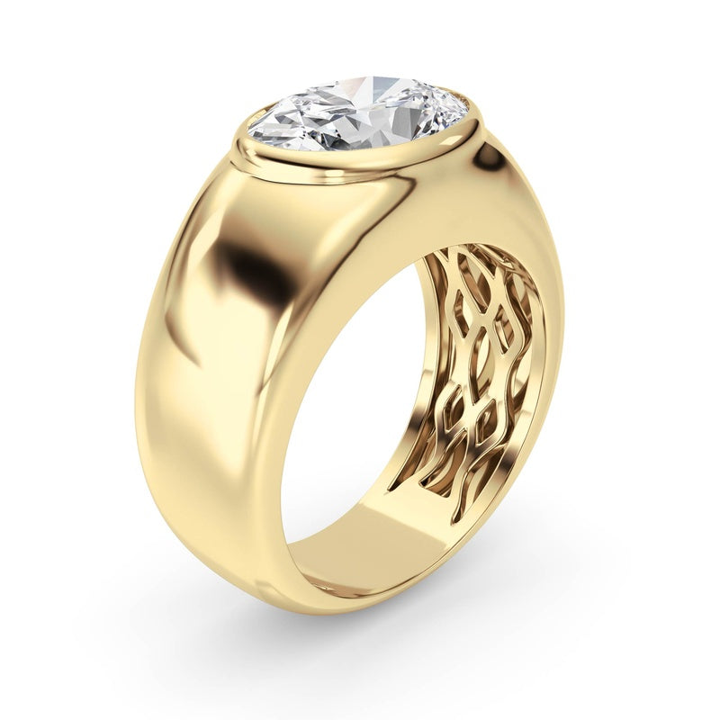 14K White Gold Ring KJ03293R.OV-3-21F