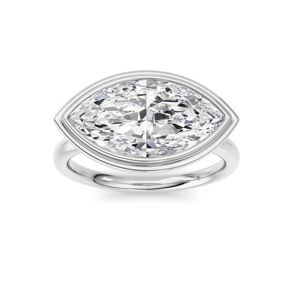 14K White Gold Ring KJ03333R.MQ-3-21F