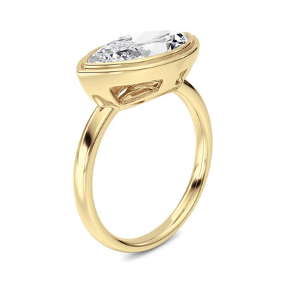 14K White Gold Ring KJ03333R.MQ-3-21F