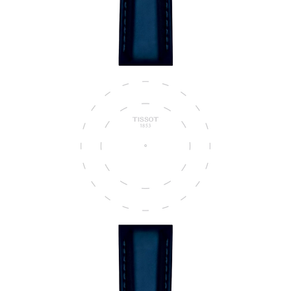 Tissot Official Blue Synthetic Strap Lugs 18mm 3