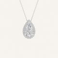1.15CT Pear Cut Certified Lab Grown Diamond Pendant