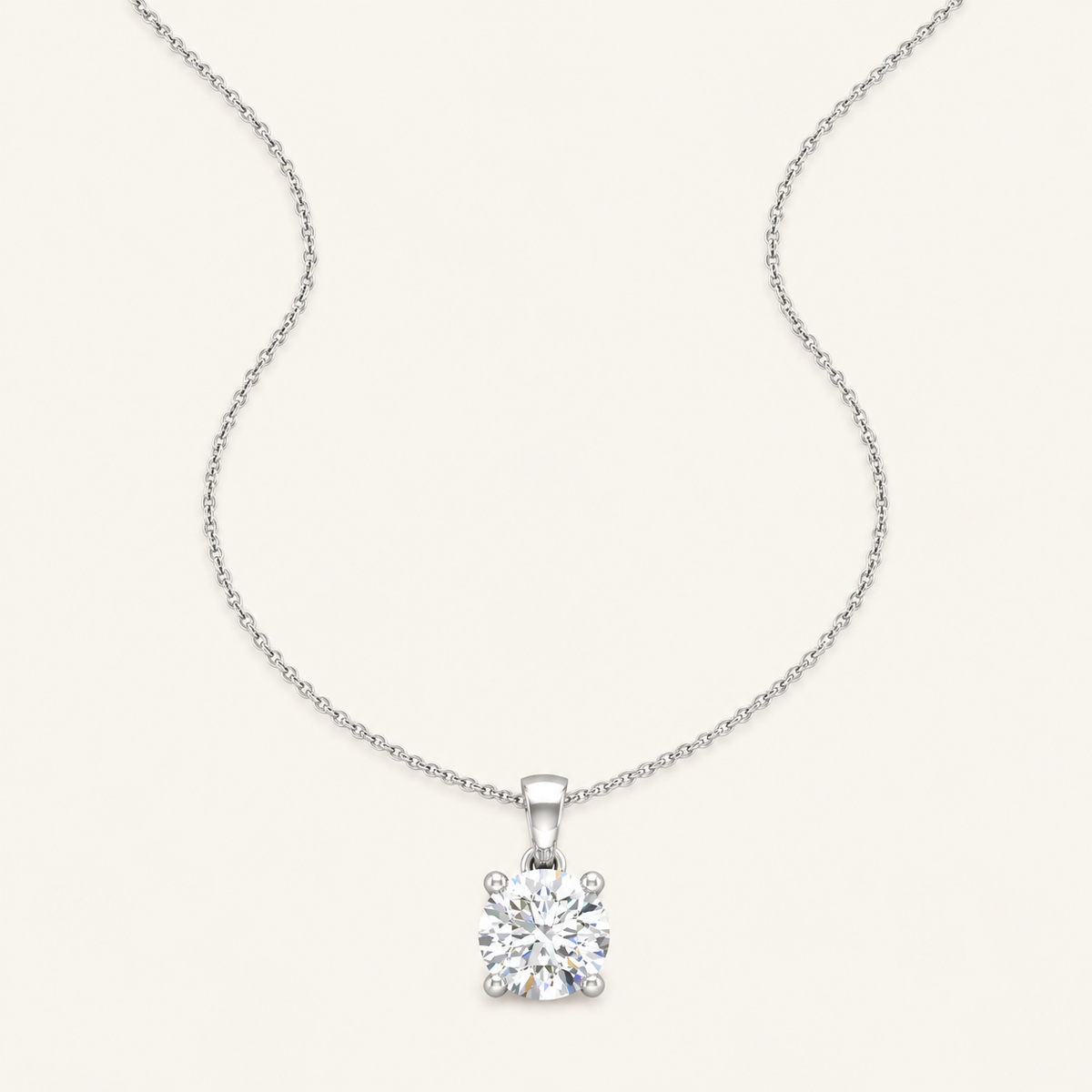 2.00CT Pear Cut Certified Lab Grown Diamond Pendant