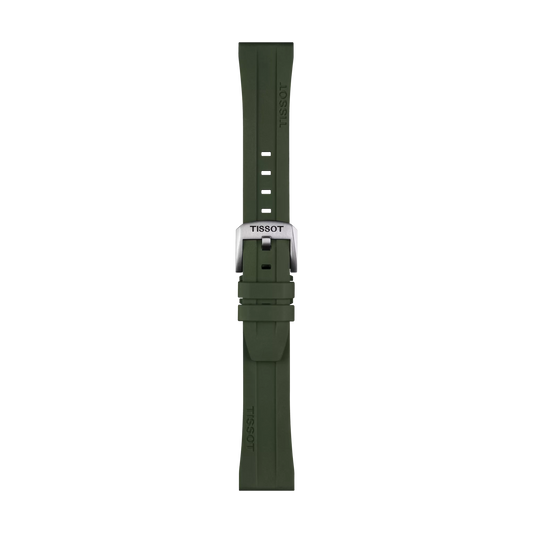 Tissot Official Khaki Rubber Strap Lugs 20mm 1