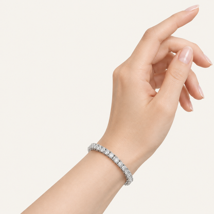 3.00CT Round Cut Lab Grown Diamond Tennis Bracelet