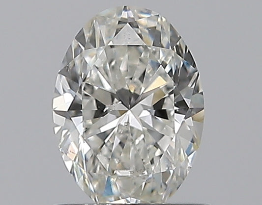 0.80CT OVAL SI2 H WH