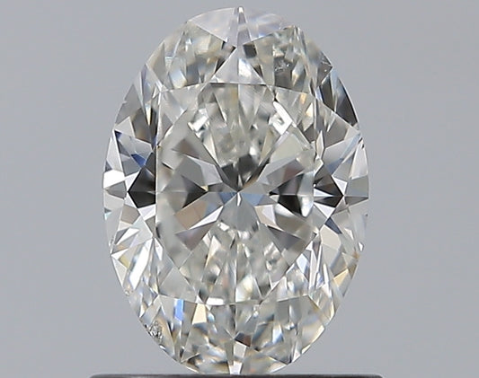 0.90CT OVAL SI2 G WH