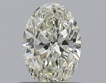 0.50CT OVAL VVS2 K WH