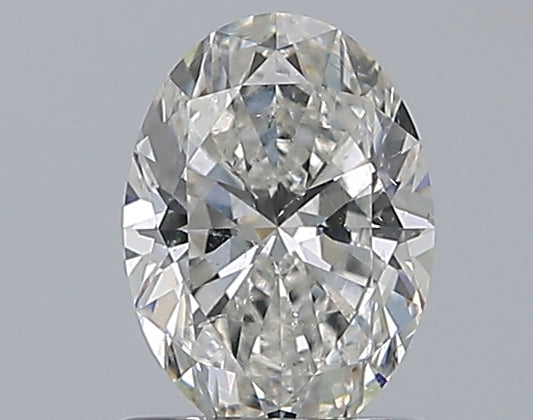 0.80CT OVAL SI2 G WH