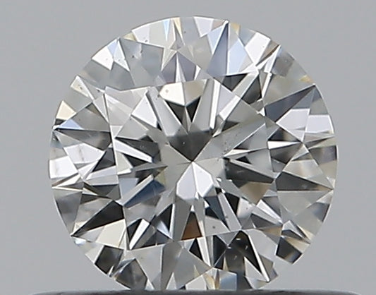 0.37CT ROUND SI1 G WH