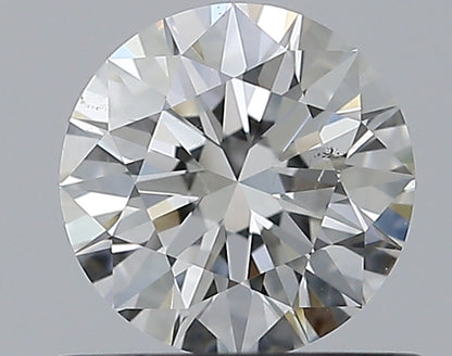 0.70CT ROUND SI1 G WH