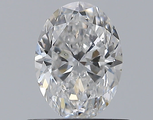 0.70CT OVAL SI2 E WH