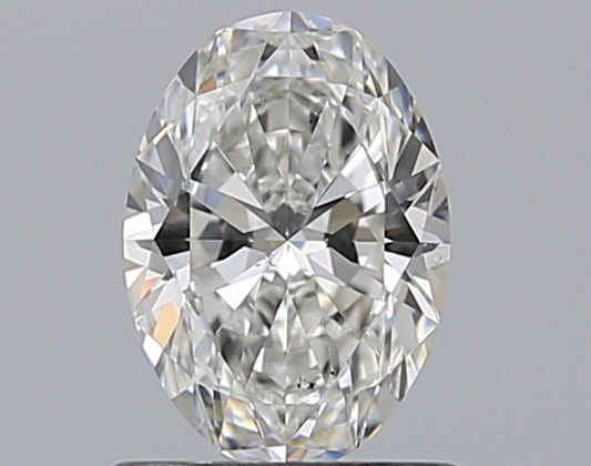 0.80CT OVAL SI1 G WH