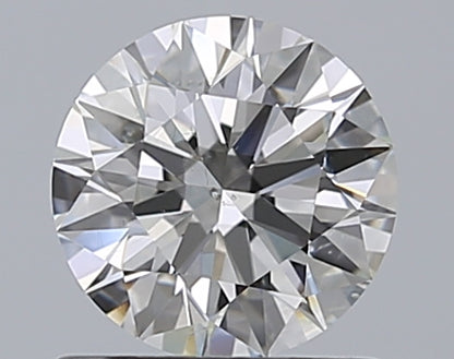 0.90CT ROUND SI1 G WH